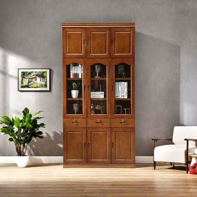 Classic and practical bookcase, (5 Shelves) 94.49"H x 47.24"W x 15.75"D