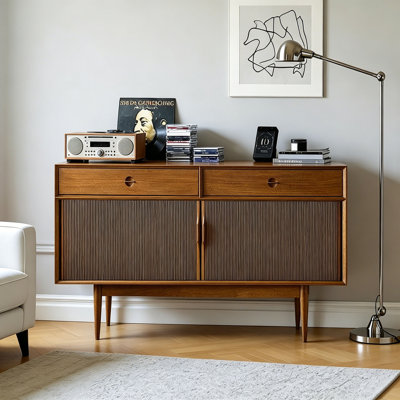 Simple and Retro Storage Sideboard Cabinet