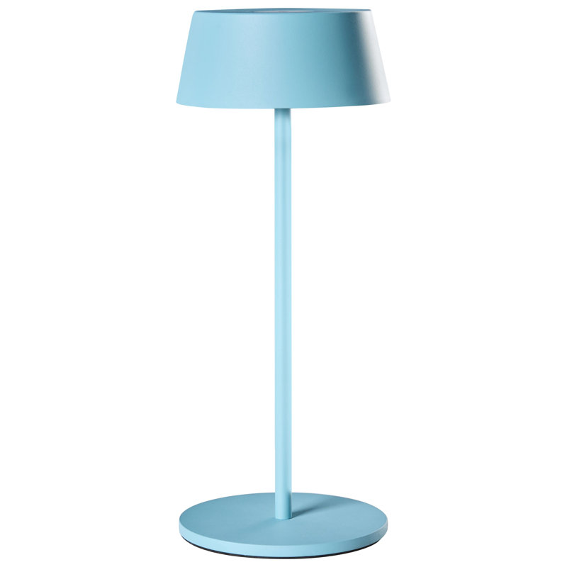 Iron Table Lamp, Blue