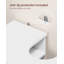 Under Sink Bathroom Cabinet, Storage Cabinet with Adjustable Shelf and 2 Doors Bathroom Sink Unit for Washbasins with Pedestal, with Feet, Bathroom Vanity Unit -823589229