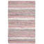 Vesey Striped Hand-Knotted Cotton Pink/Blue/Beige Area Rug-20657762
