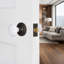 Classic Rosette with White Porcelain Door Knob-864369196-868886635