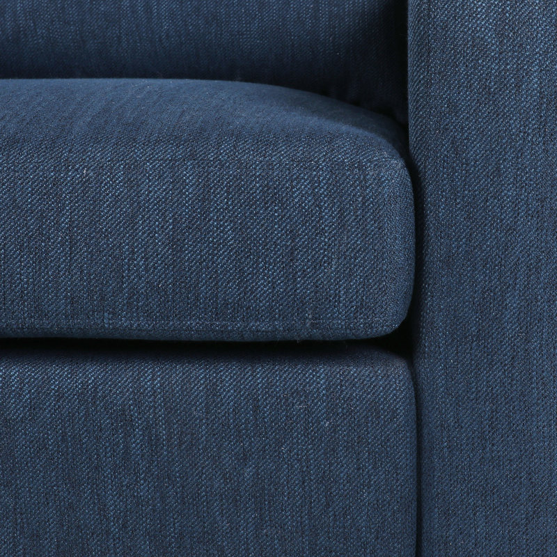 Fauteuil en polyester 85,73 cm Latitude Run, 100 % polyester bleu marine