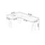 Bureau rectangulaire brun en bois massif-1888333521-1888333478