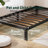 7" Steel Twin Bed Frame Heavy-Duty Noise-Free No Boxspring Needed with Rubber Corner Guards-83876231-99835217