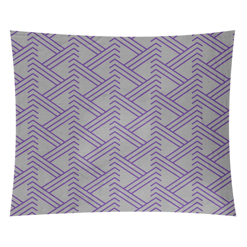 Tapisserie, H 51 po x l 60 po, Gris / Mauve