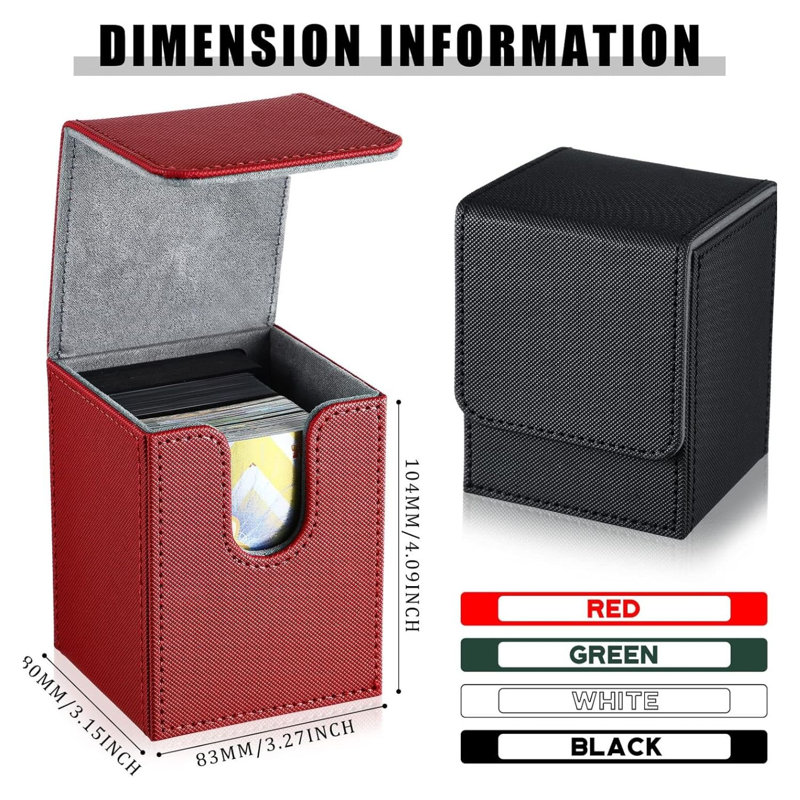 Ensemble de 4 boîtes de rangement en cuir