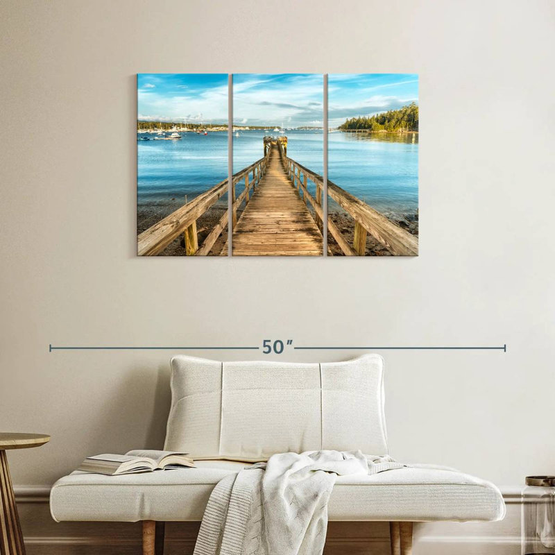 Aletra Southwest Harbor Pier, 24" H x 38" W