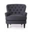 Fauteuil club + repose-pieds