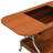Modern extendable coffee table with drawer & 2-tier storage, metal frame wheeled design for living room