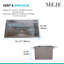 31.5 Inch Drop-in Stainless Steel Workstation Kitchen Sink-707508863