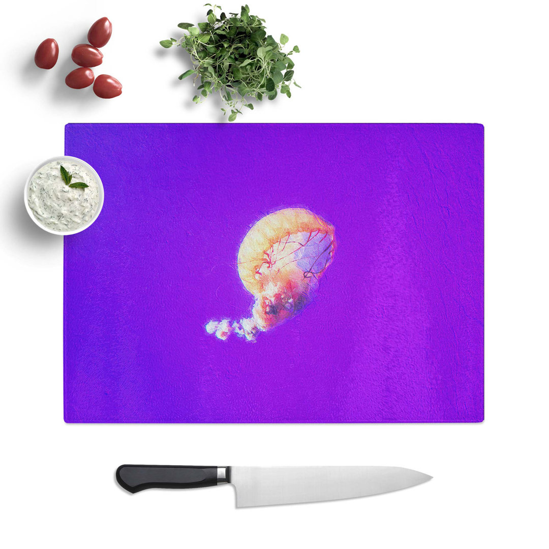 Glass Jellyfish Chopping Board