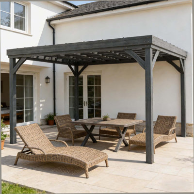 Patio Grape Vine Gazebo,Outdoor Wooden Pergola
