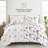 Duvet Cover Set Patterned Microfiber Ultra Soft Bedding in Edgy Flowers-105813981