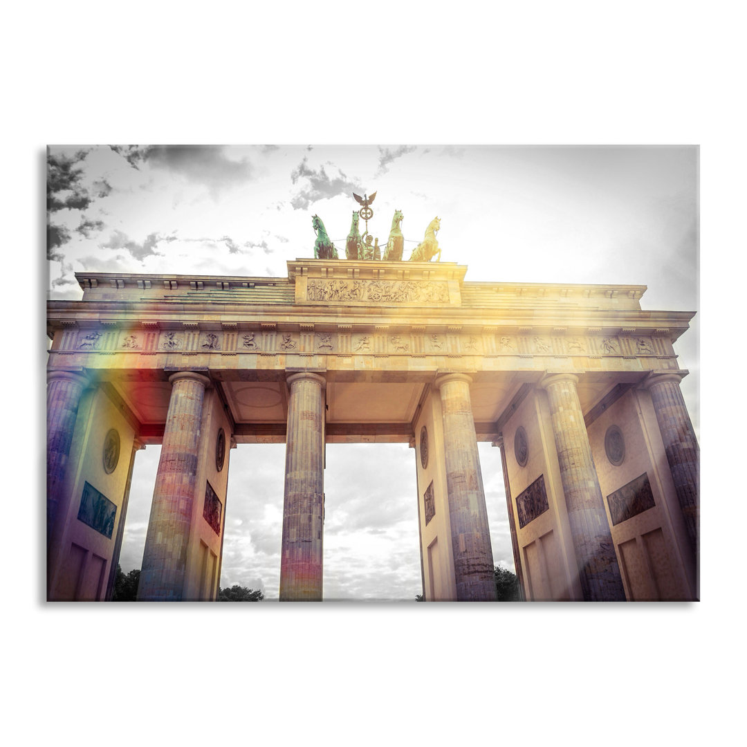 Brandenburg Gate in Berlin - Unframed Photograph on Glass