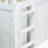 White Rubber Wood Watsons Loft Bed Equipped With Storage Cabinet, Drawers, Shelves, Pull-Out Desk, Safety Guardrail, And Ladder-1902679936
