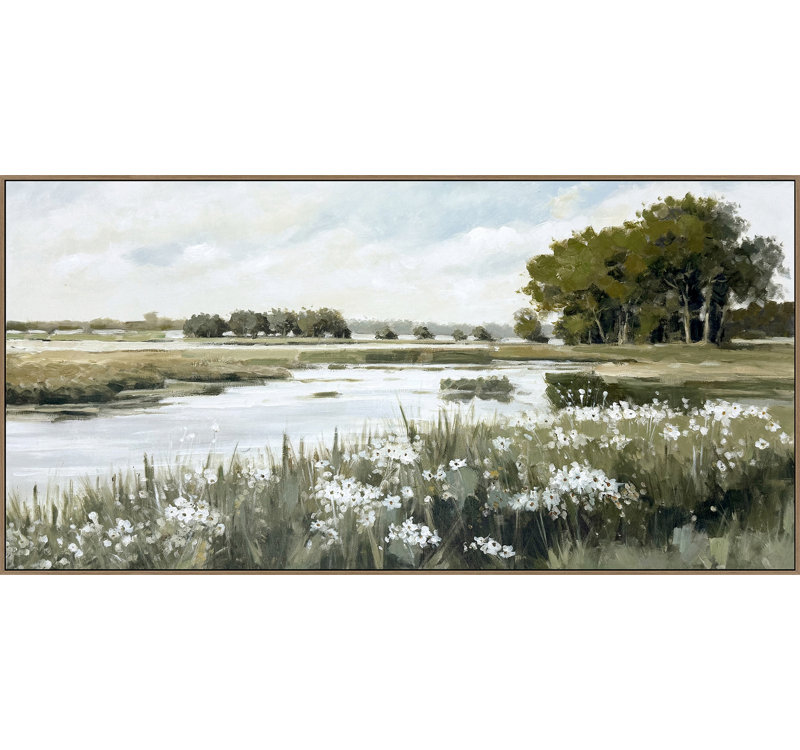 Meadow Reflection Canvas Wall Art