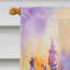 Lavande dans un drapeau de maison aquarelle