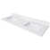 61'' Quartz Double Bathroom Vanity Top with Sink