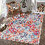 6X9 Area Rug Washable Low-Pile Non-Slip Non-Shedding Foldable Kid Pet Friendly For Living Room Bedroom Kitchen