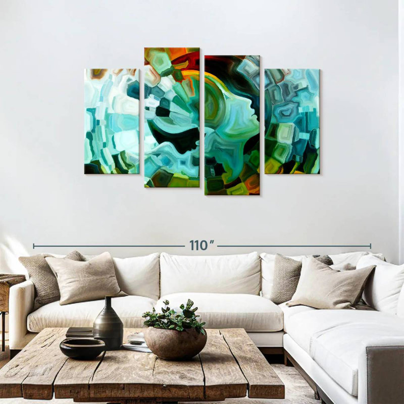 Leisha Creative Mind, 48" H x 75" W