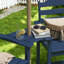 Ensemble de 2 chaises haute Adirondack avec table de connexion-1321635179