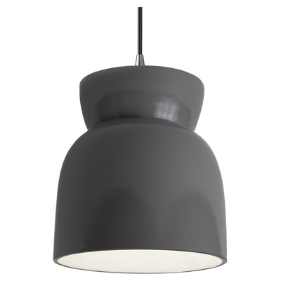 Luminaire suspendu simple en forme de sablier à DEL Sadaris