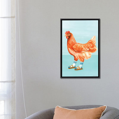Hen Hen Sandals par Amélie Legault - reproduction d'art