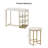 Savanah 2 - Person Faux Marble Top Four Leg Dining Set-765569888