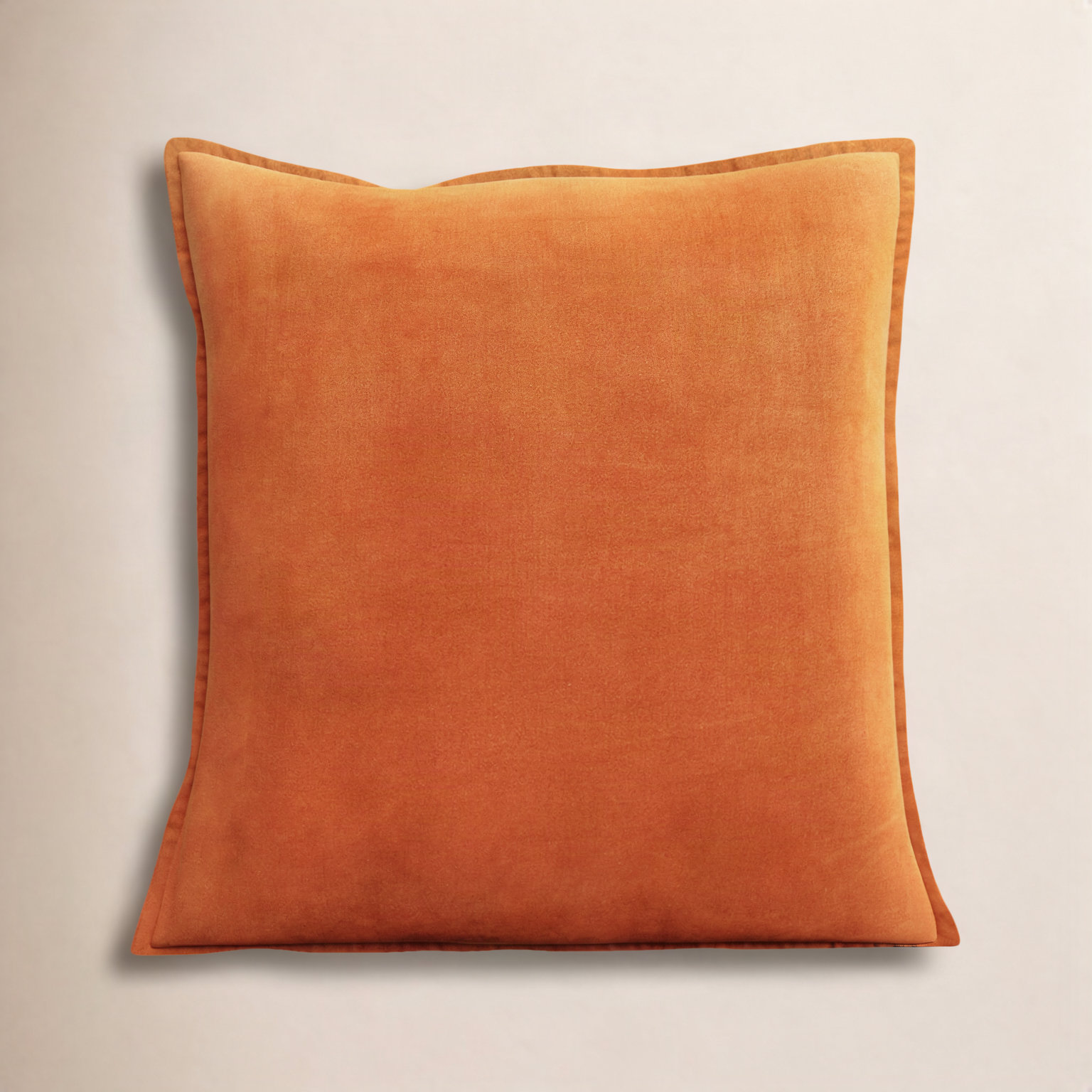 Edgar Pillow Cover, Square 18", Camel, Pillow Cover Only - No Insert