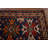 Navy Blue Geometric Kazak Vegetable Dye Rug