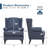 Upholsterd Wingback Armchair-1261615282