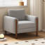 Très grand fauteuil d'appoint rembourré Elara-880945532-897279894