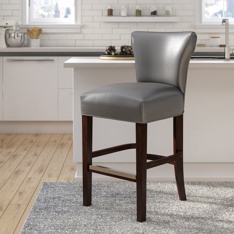 Canonbury Carleton 31" Bar Stool, Pewter