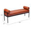 Banc rembourré en similicuir Barrow