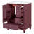 24" Bathroom Vanity With Ceramic Sink-1356134261