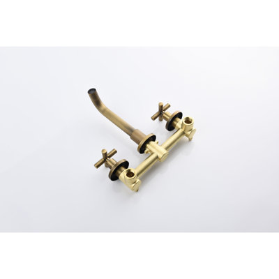 Bathroom Faucet Wall Mount Bronze - 7-Layer Protected Surface To Durability And Functionality Electroplated Finish With Treatment Rust Corrosion