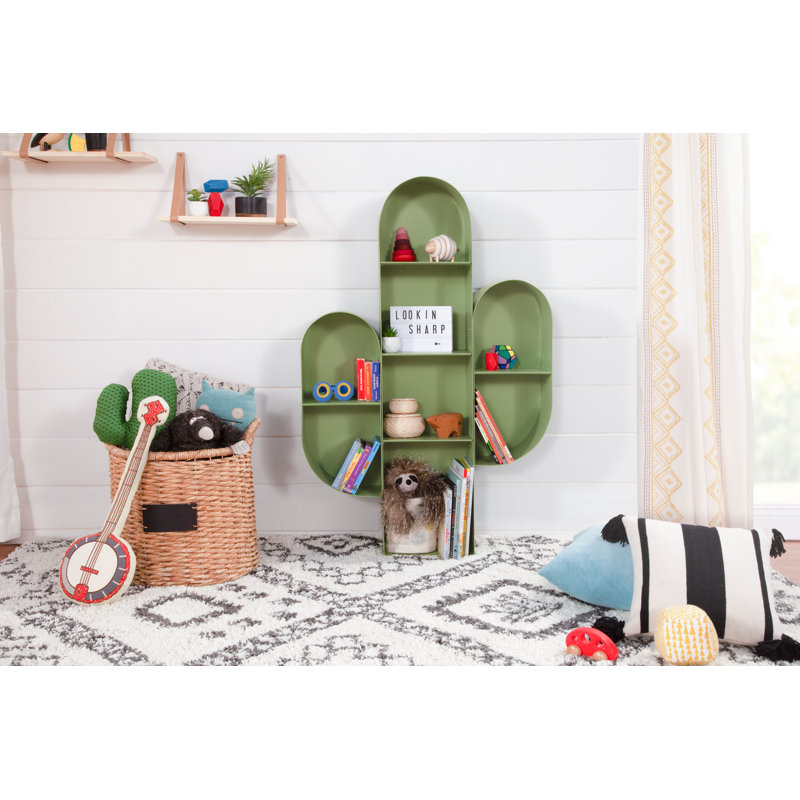 Cactus 48" H x 8" W Steel Chip Resistant Tree Bookcase