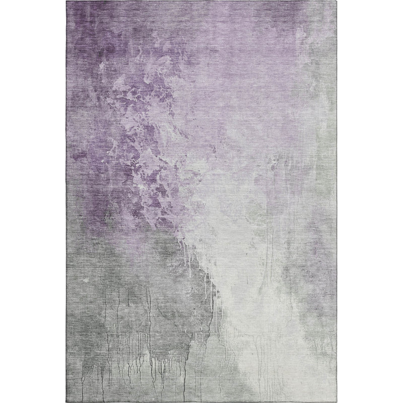 Premium Machine Washable Stallings AMF1842 Abstract Rug, Rectangle 10' x 14'