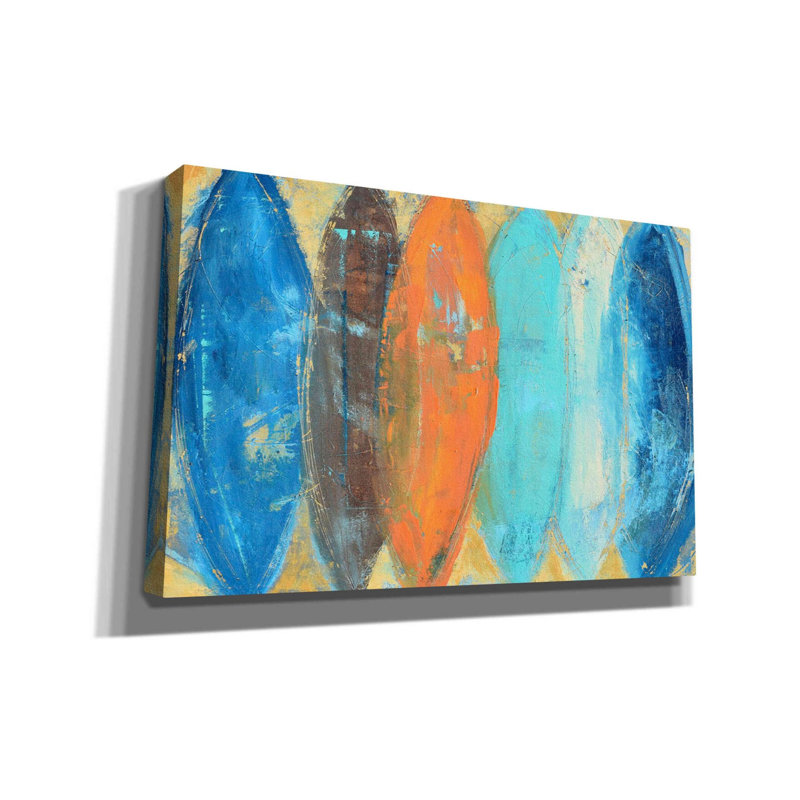 «Epic Graffiti 'Summer» par Erin Ashley, art mural sur toile, H 26 po x l 40 po x P 1,5 po