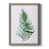 Toile avec cadre gris