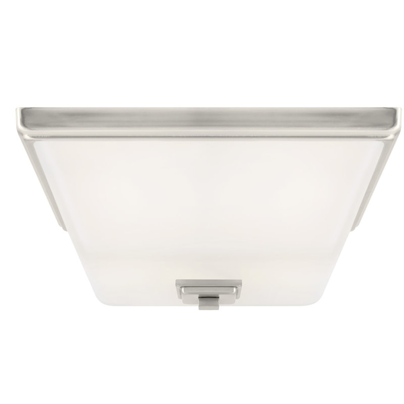 Ellis Harper Two Light Ceiling Flush Mount from Generation Lighting , No, Brushed Nickel