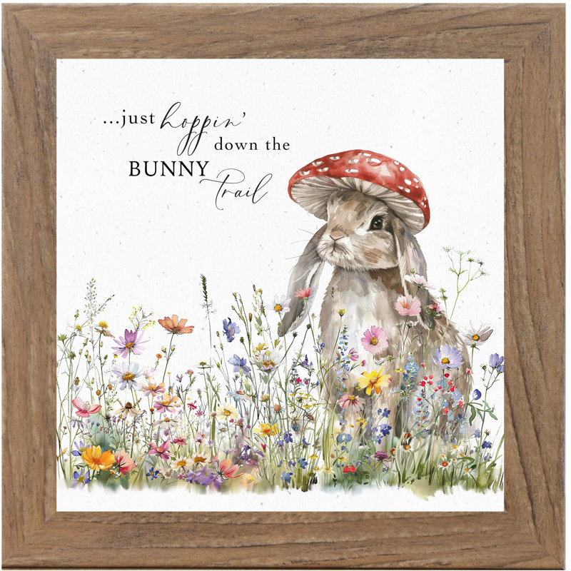 «Just Hoppin 'Down The Bunny Trail», art de Pâques