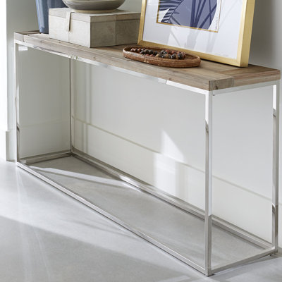 170.18cm Solid Wood Top Console Table
