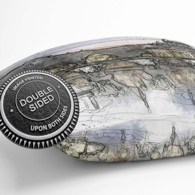 Square Cushion, 40cm H x 40cm W x 15cm D