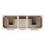 60" Robertson Double Bathroom Vanity Set with Rectangular Undermount Sinks-49568505-75247367-75247372