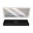 Juniper 60" Solid Surface Wall Mount Modern Minimalist Double Bathroom Sink and LED Mirror Set-82213314
