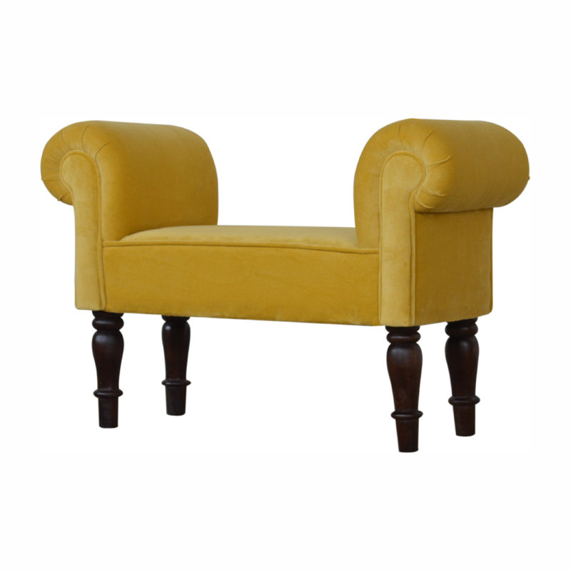Erie Velvet Upholstered Bench