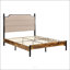 Structure de grand lit avec tête de lit tapissier, lumières DEL, rangement sous le lit et conception silencieuse pour un confort moderne-1375991770