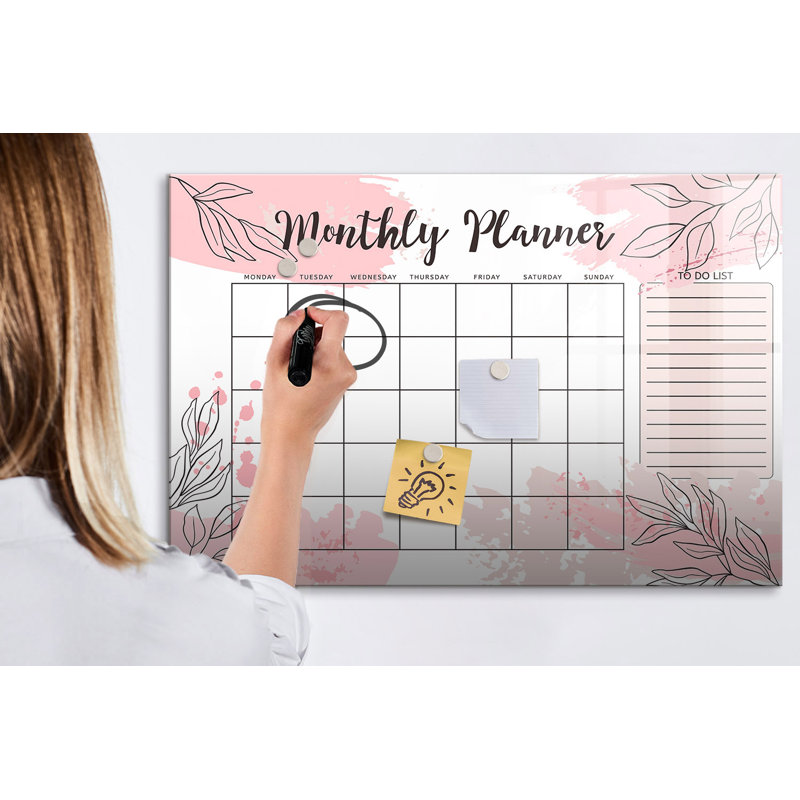 Magnetic Glass Dry Erase Board